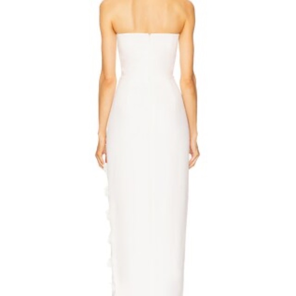 SAU LEE Florence Dress in White - Picture 4 of 16